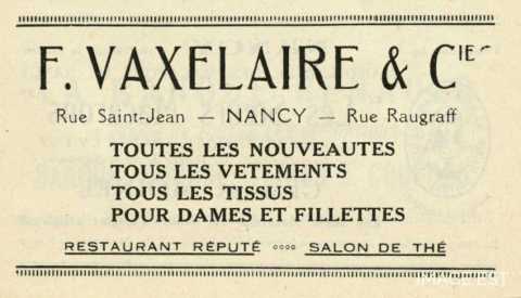 F. Vaxelaire & Cie (Nancy)